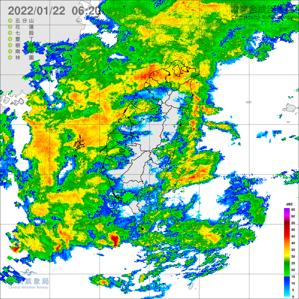 接下來可能連日多雨。(圖/翻攝自氣象局官網)