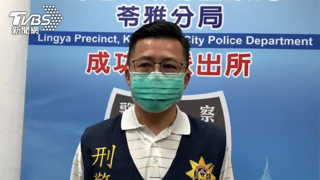 苓雅分局偵查隊長陳仁正說明案情。(圖/警方提供)