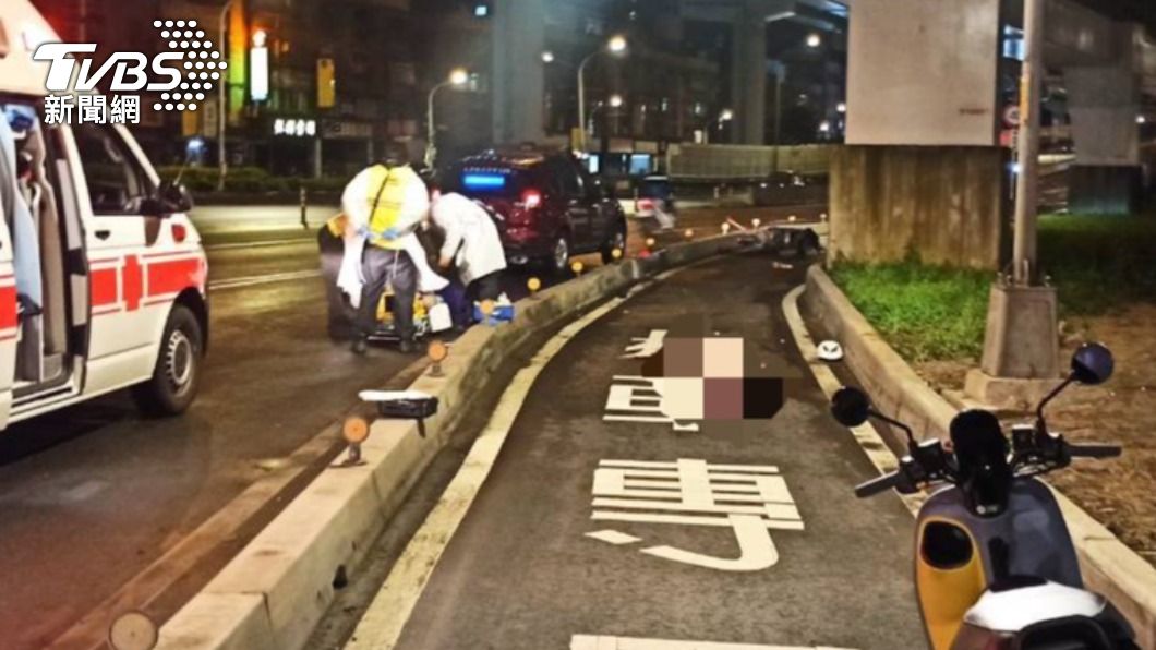 酒後恍惚+天雨路滑?女騎士大漢橋過彎自撞橋墩死亡