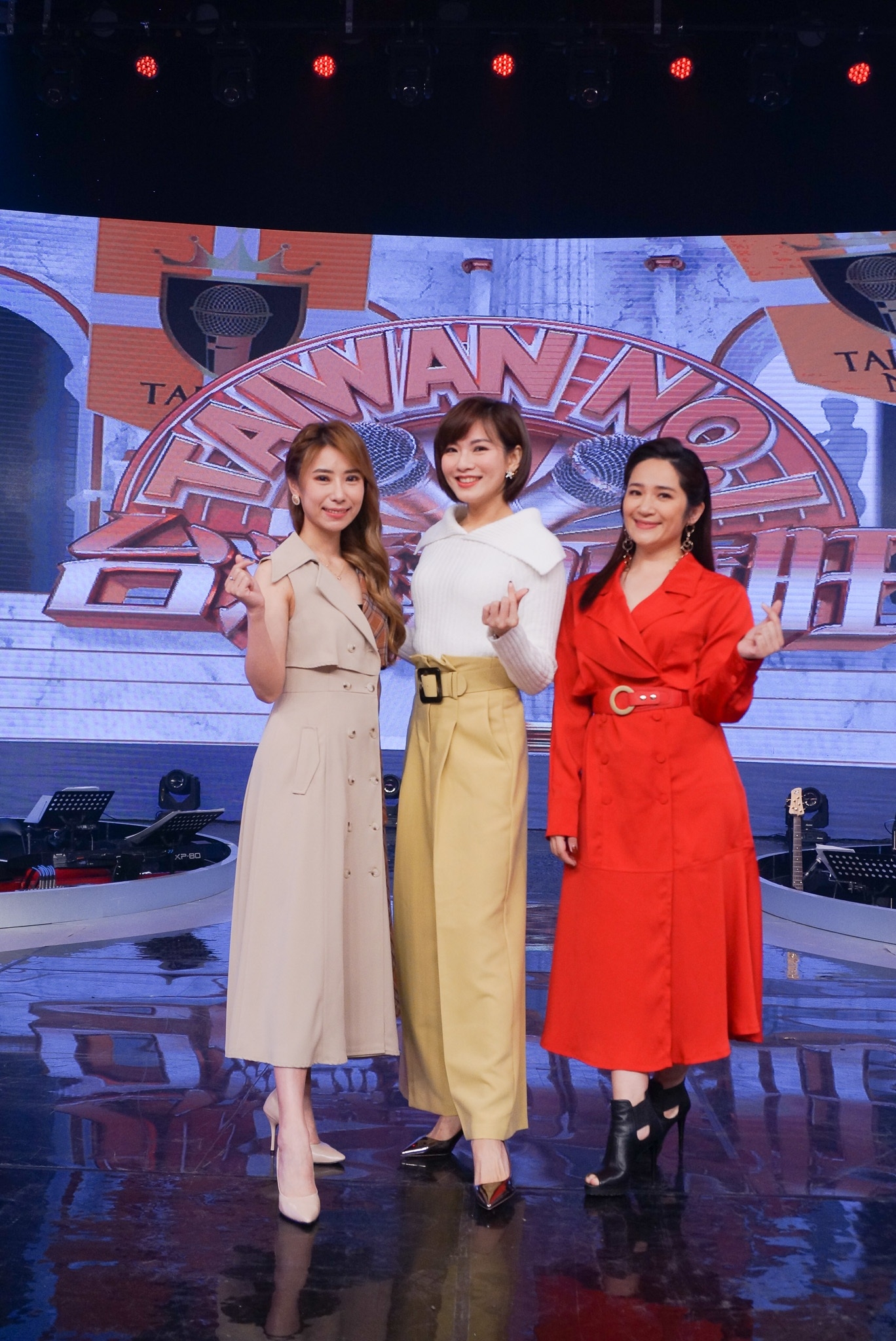 陳怡婷（左起）、林佳儀與羅美玲。 （圖／民視提供）