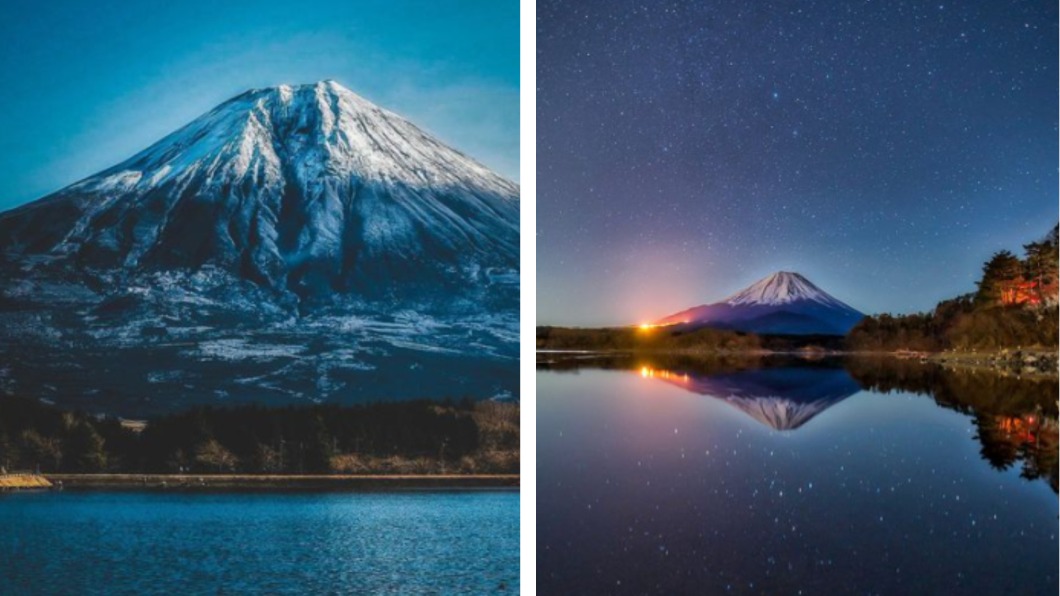 網友AyuMi曾從各種角度拍攝富士山。（圖／翻攝自a_yumi0425 IG）