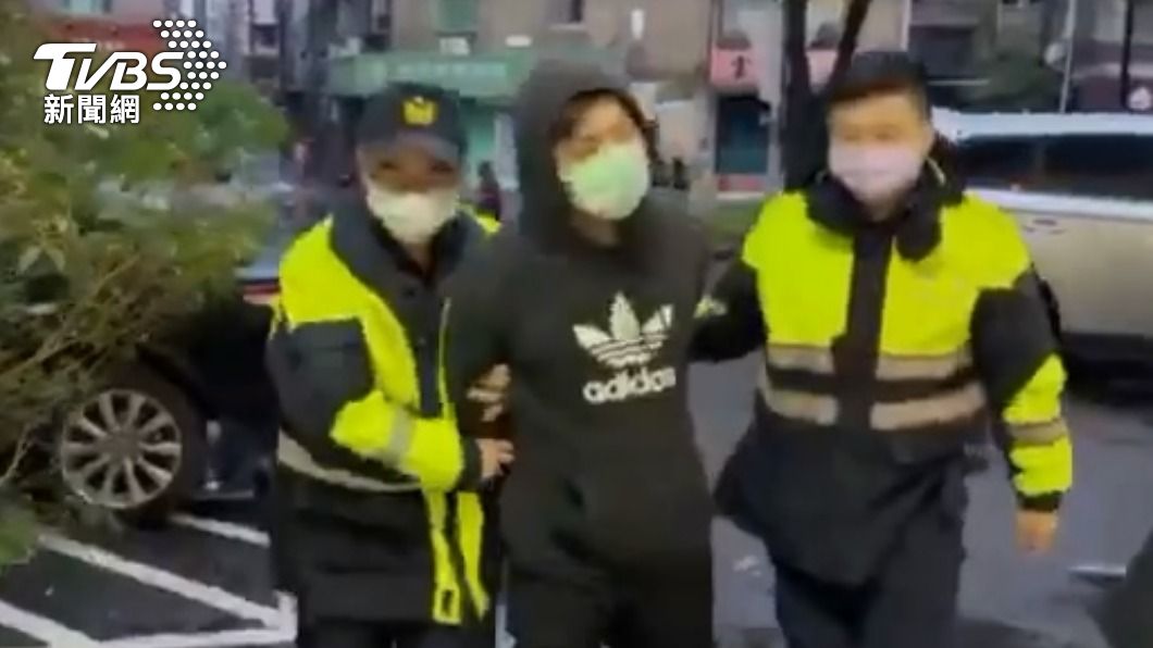 張嫌就醫後沒有大礙。(圖/TVBS)
