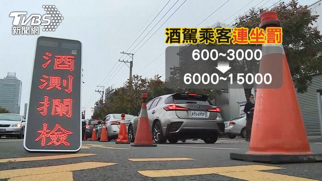 酒駕乘客的罰則也加重。(圖/TVBS)