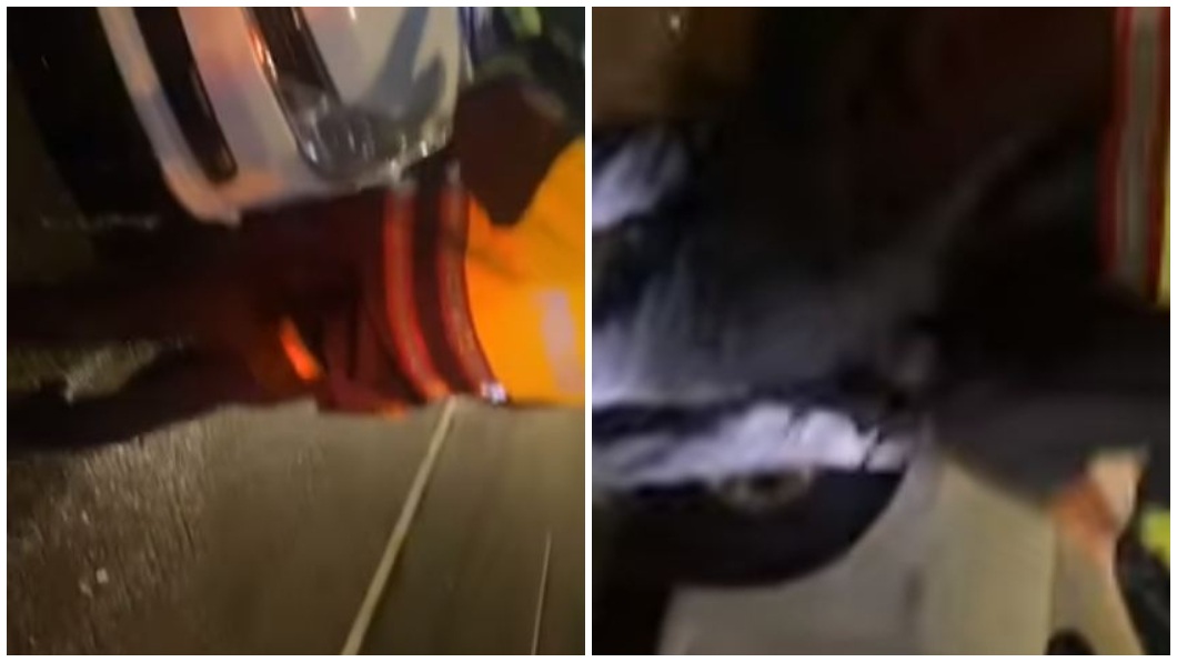 女車主苦等1小時報案員警開單車主立刻就現身。（圖／翻攝自爆廢公社）