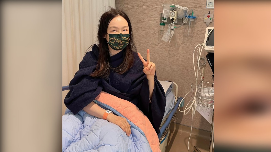 徐薇昏倒送急診,現已出院。(圖/翻攝自徐薇臉書)
