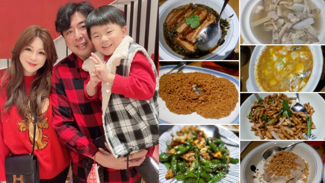 梁赫群分享過年必吃菜色。(圖/翻攝自梁太的婚顧生活臉書)