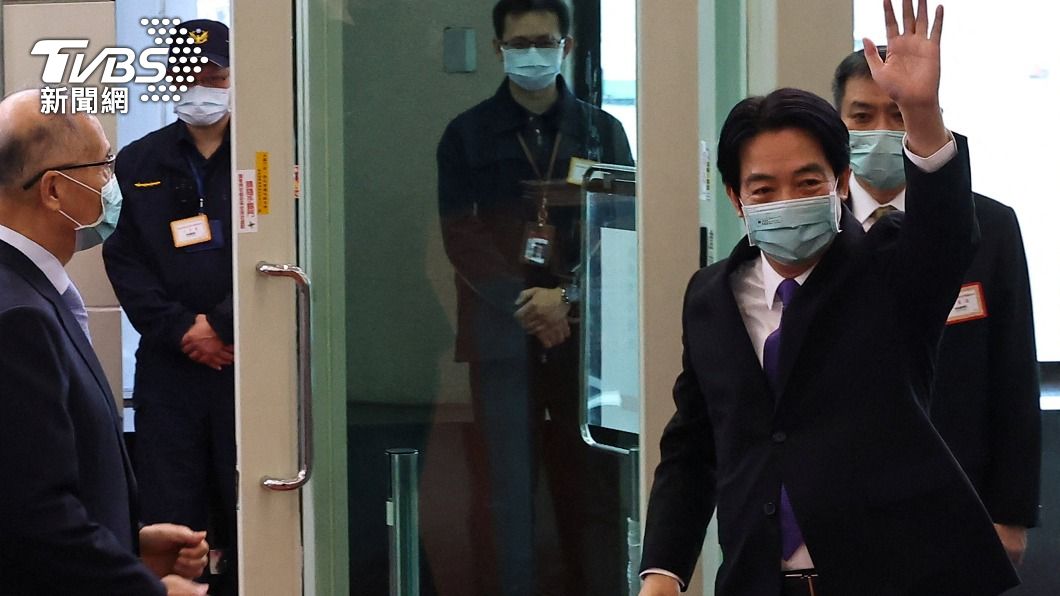 副總統賴清德以總統特使身分出訪宏都拉斯,中途過境美國。(圖/達志影像路透社)