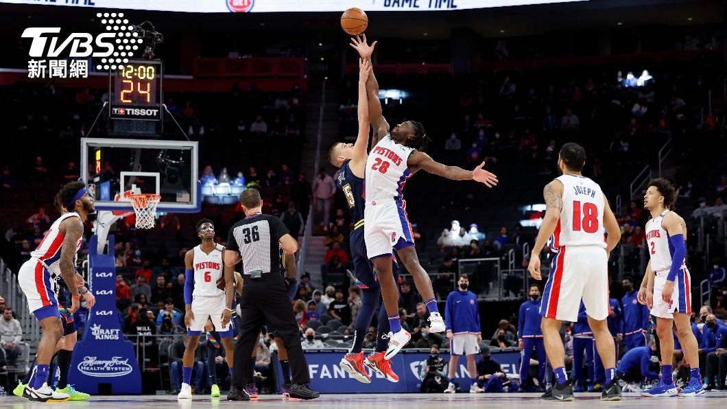 約基奇轟28分「準大三元」 NBA金塊再勝活塞
