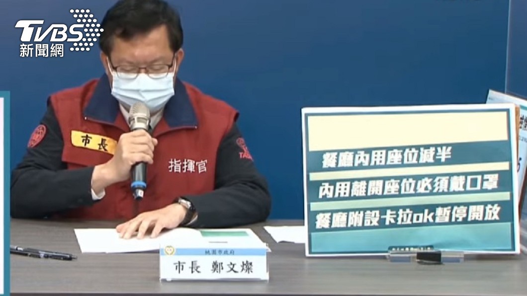 逆時中?鄭文燦宣布「桃園餐廳內用加嚴」3新規一次看