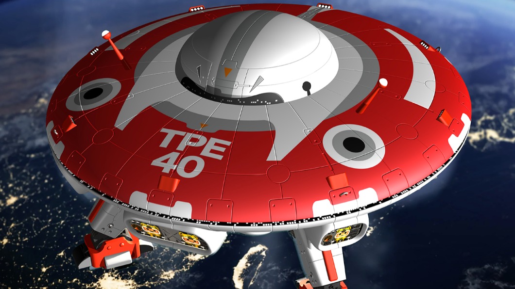 今年主燈設計是宇宙飛船。(圖/翻攝自2022台北燈節官網)