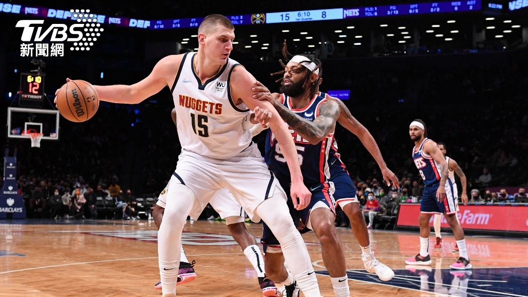 約基奇準大三元 NBA金塊擊敗人手不足的籃網