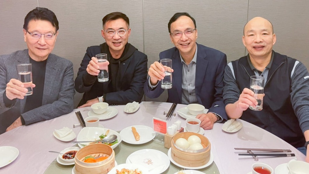國民黨新四大天王?齊聚首喊團結 支持者激動落淚:救台灣