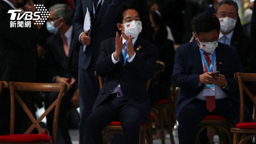 賴清德出席卡斯楚就職典禮。(圖/達志影像路透社)