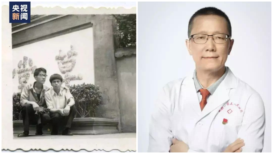伍才林非常感謝這個改變他一生的貴人醫師梁益建。(圖/翻攝自央視新聞)