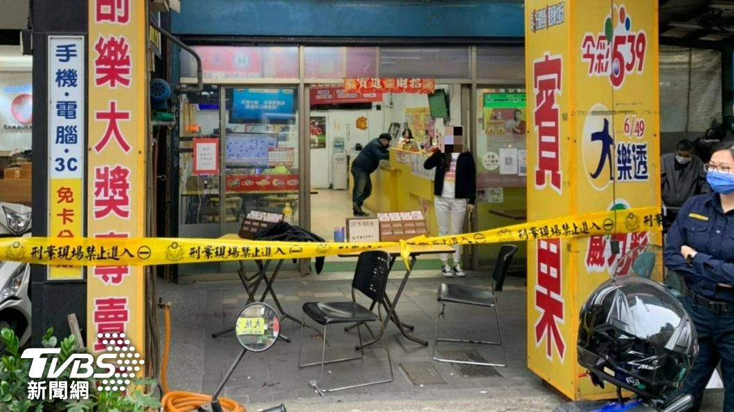 警方封鎖現場,並將犯嫌逮捕。(圖/TVBS)