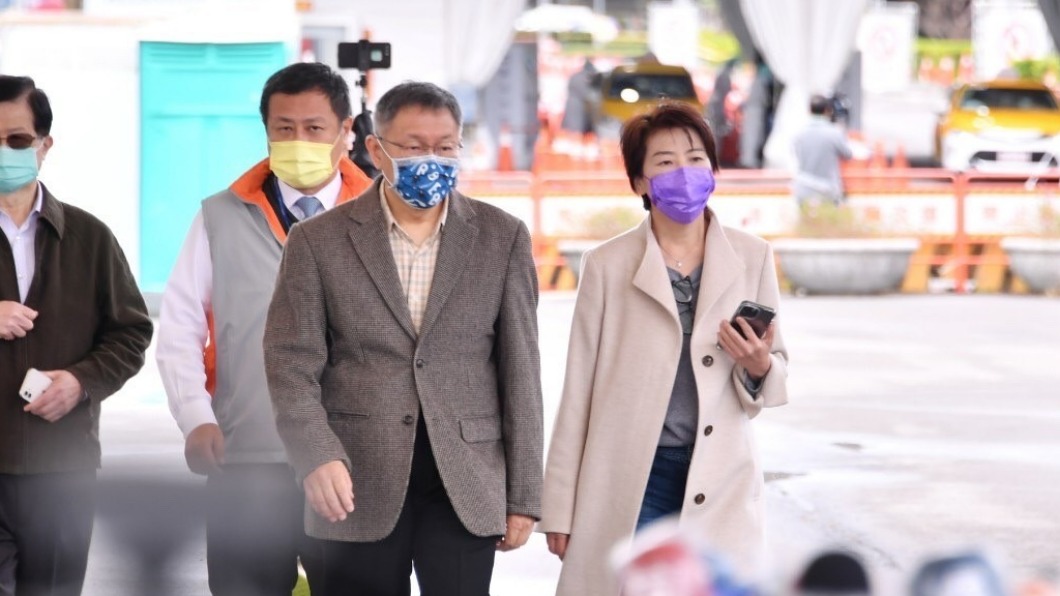 柯文哲推行疫苗護照卡關。(圖/台北市政府)