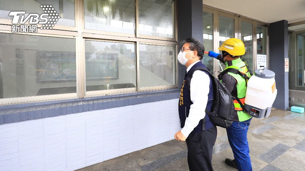 沙鹿有確診者足跡 中市府實施防疫清消阻斷傳播鏈