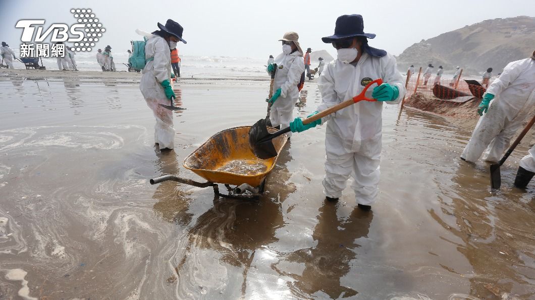 生態災難！力豹仕逾萬桶原油外洩　汙染秘魯海岸