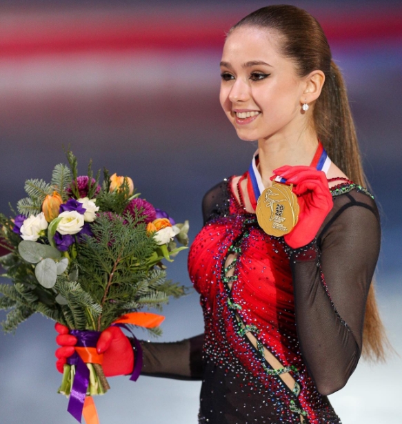 瓦利耶娃為這次冬奧奪金熱門。(圖/翻攝自kamilavalieva26 IG)