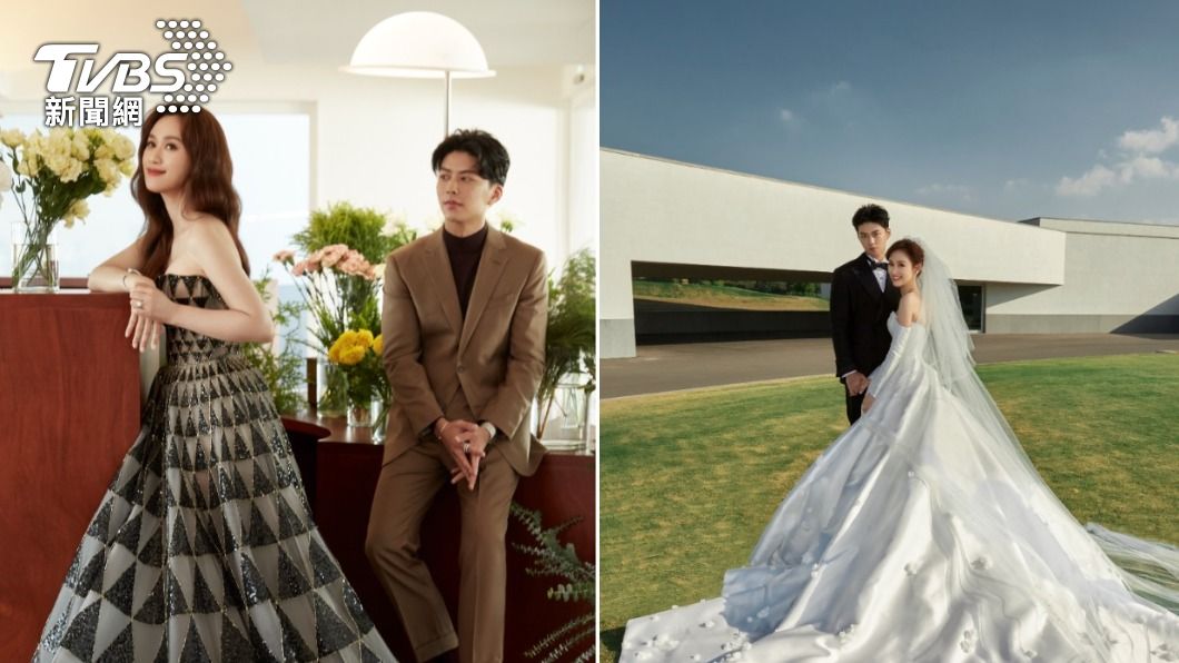 藝人吳姍儒與CEO老公的絕美婚紗照曝光。（圖／容易文創提供）