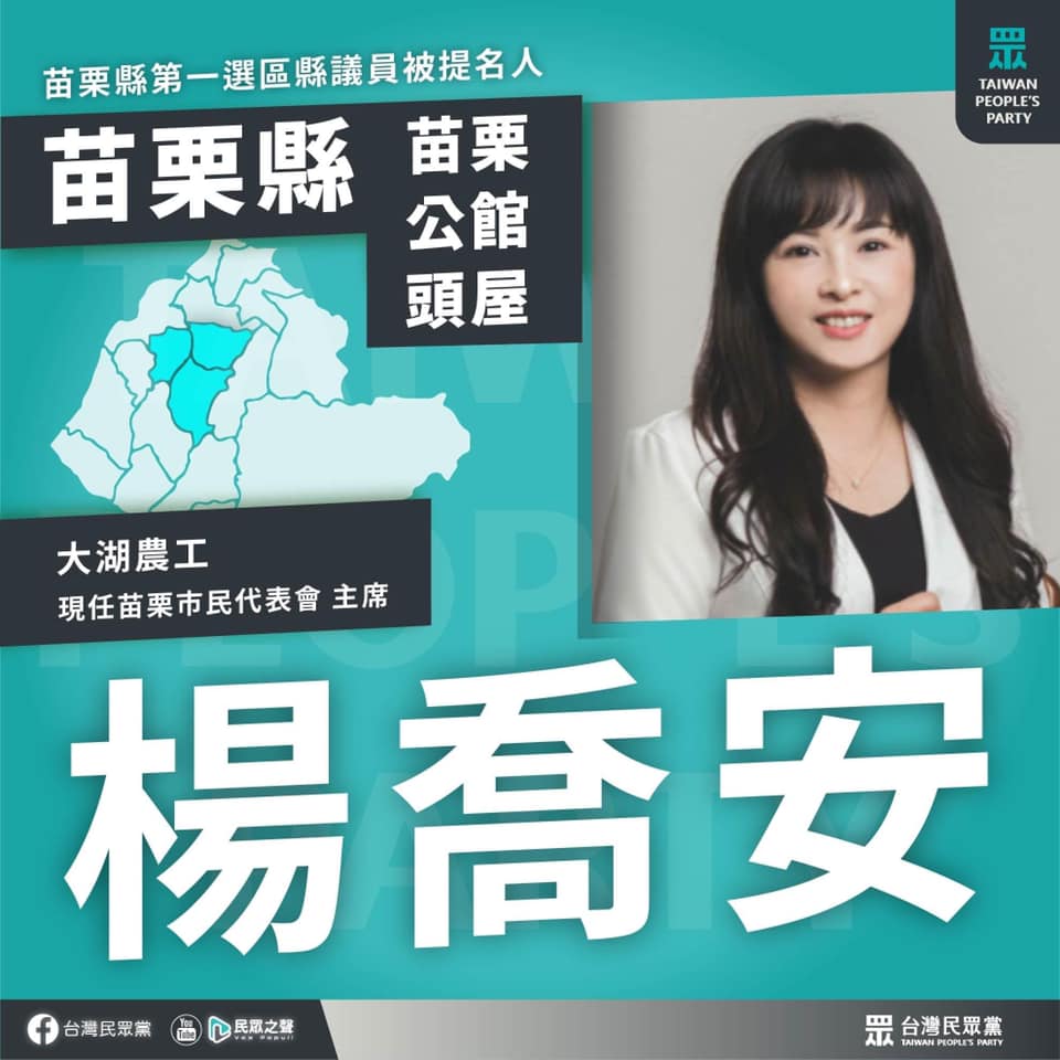 楊喬安被爆出,曾捲入違法包工程。(圖/民眾黨提供)
