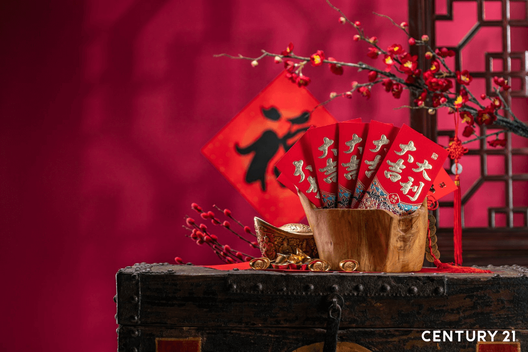 過年家裡可以換上紅色裝飾。（圖／21世紀不動產提供）