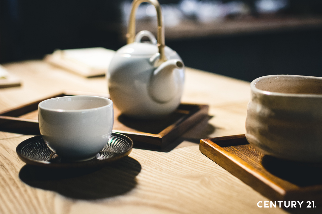使用質感精緻的茶具或糖果盒，才能讓你在新的一年一「泡」而紅。（圖／21世紀不動產提供）