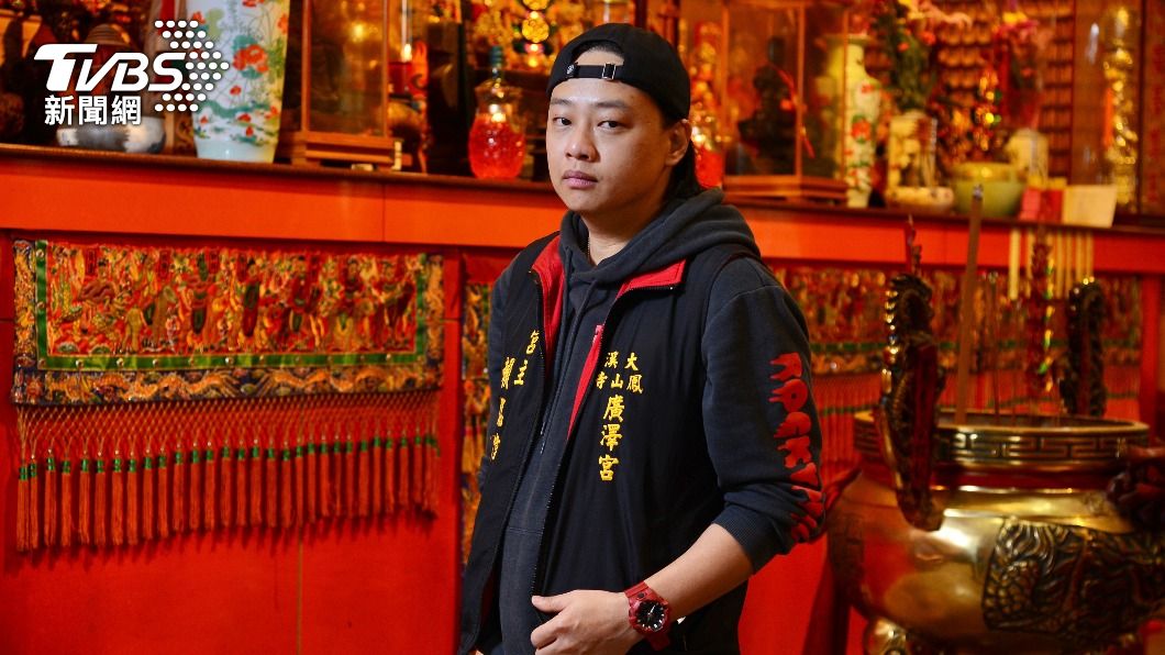 賴銘偉是桃園大溪廣澤宮宮主。（圖／TVBS）