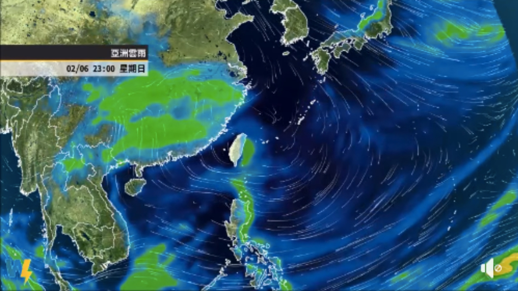 週六、週日清晨大陸冷氣團或東北季風影響。(圖/翻攝自天氣風險 WeatherRisk Facebook)