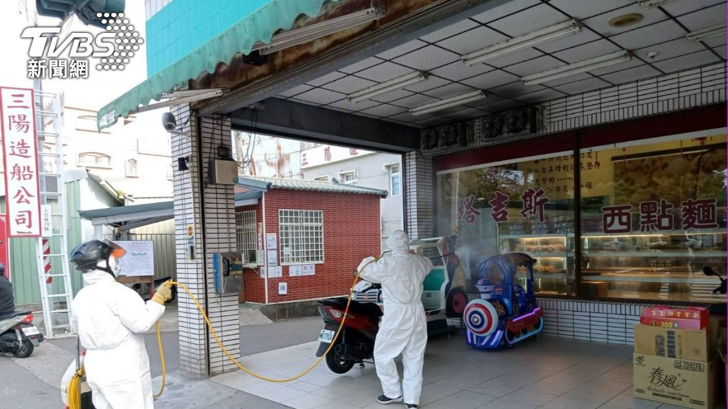 市府針對確診者足跡進行清消。(圖/高雄市政府提供)