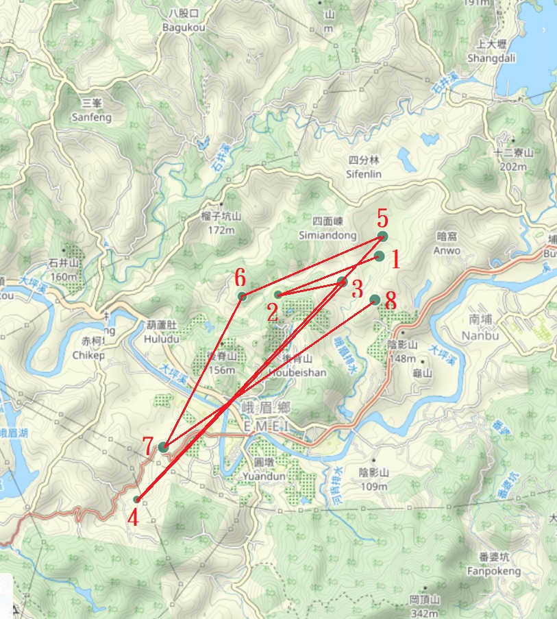 震央分布圖。(圖/翻攝自鄭明典Facebook)