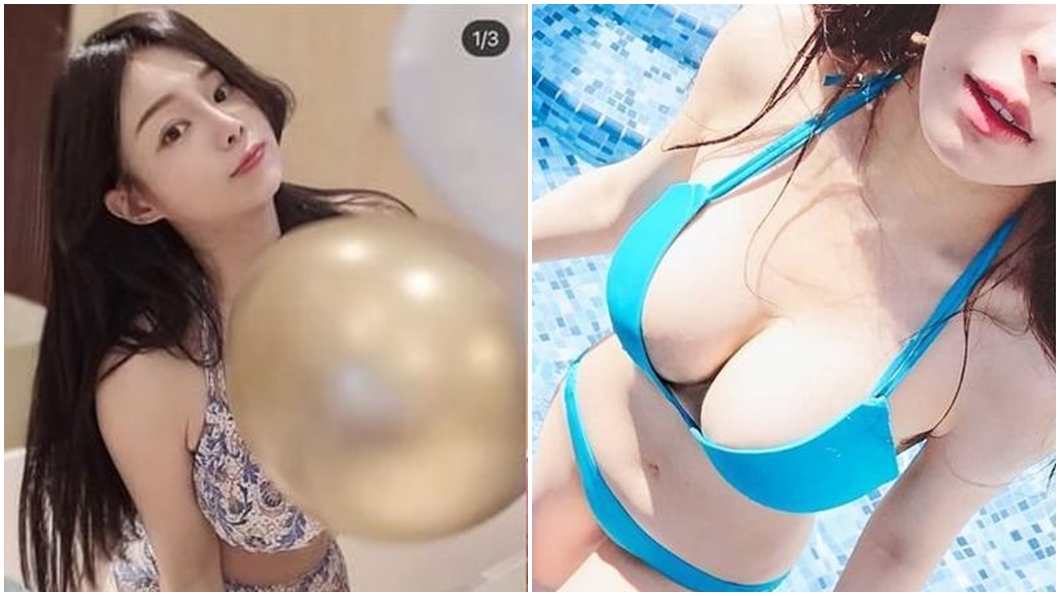 正妹女醫師綠肥兒曬出比基尼辣照。(圖/翻攝自綠肥兒IG)