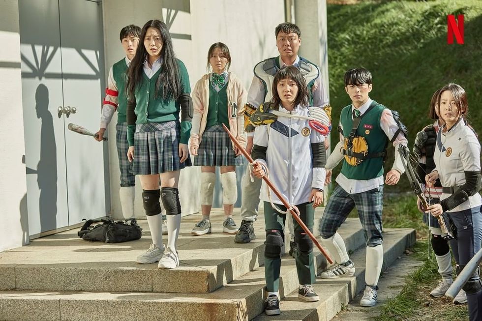 《殭屍校園》開播後一直話題不斷。（圖／翻攝自Netflix）