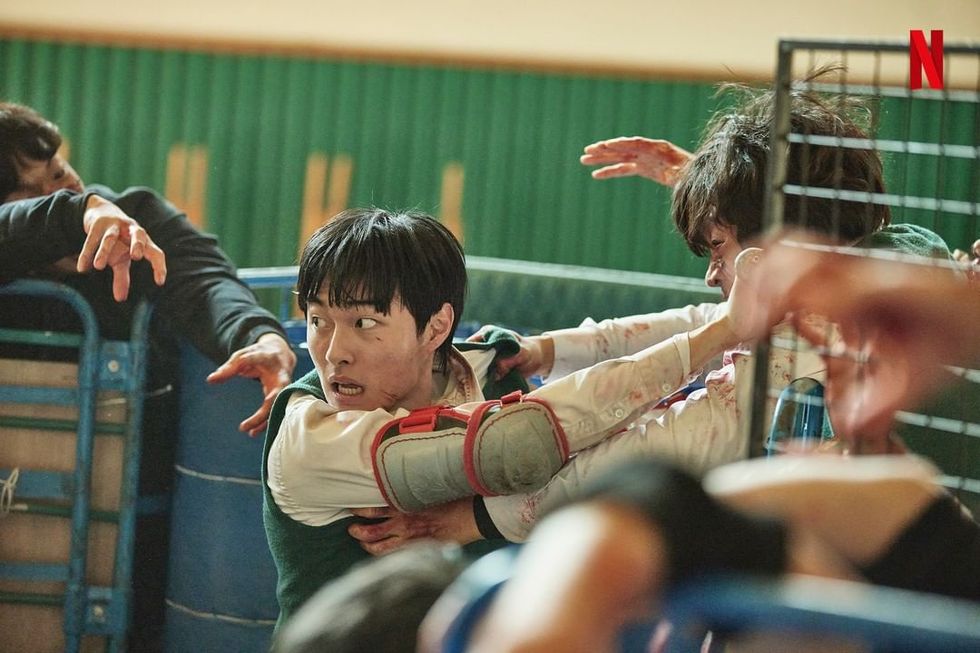 韓媒推測《殭屍校園》熱潮可能贏過《魷魚遊戲》。（圖／翻攝自Netflix）