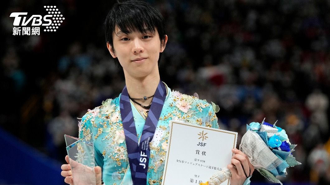 羽生結弦是第一次在冬奧中到了正式比賽當天才亮相。(圖/達志影像美聯社)