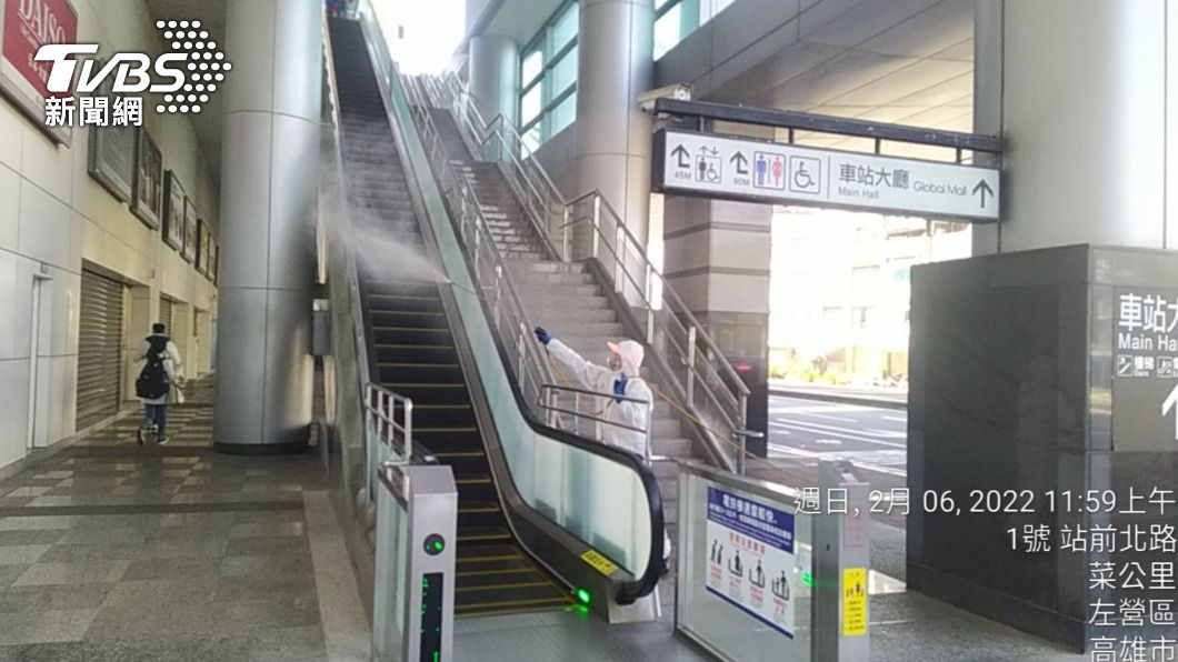 高雄本土疫情未完　收假前夕「雙鐵、公車、捷運」場站清消