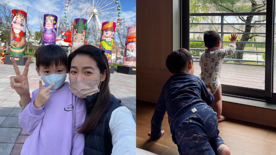 林可彤平時就經常在社群分享家庭生活。(圖/翻攝自林可彤臉書)