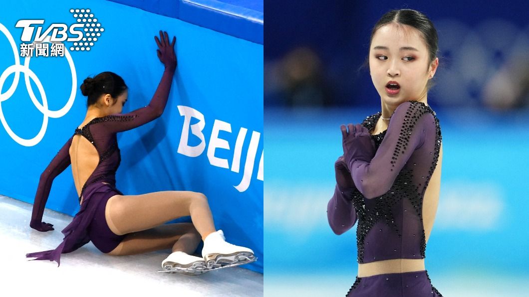 陸花滑美少女朱易跌倒成績墊底 網友罵翻「丟人丟到家」