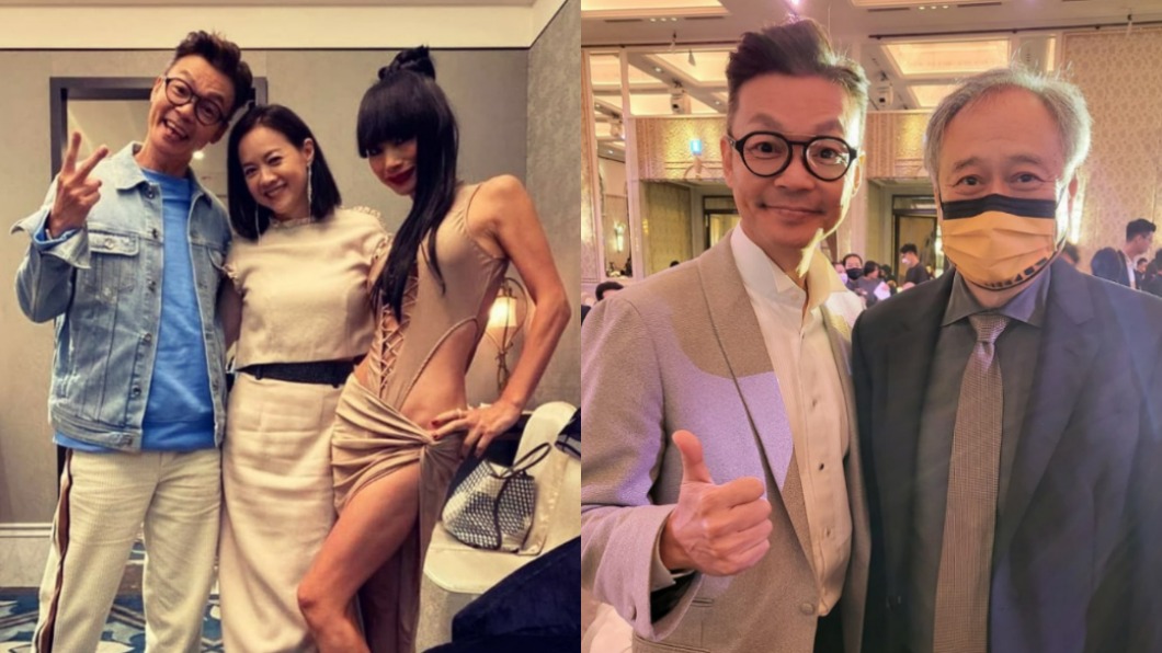 李國煌先前受邀來台參加金馬獎頒獎典禮。(合成圖/翻攝自marklee4444 IG)