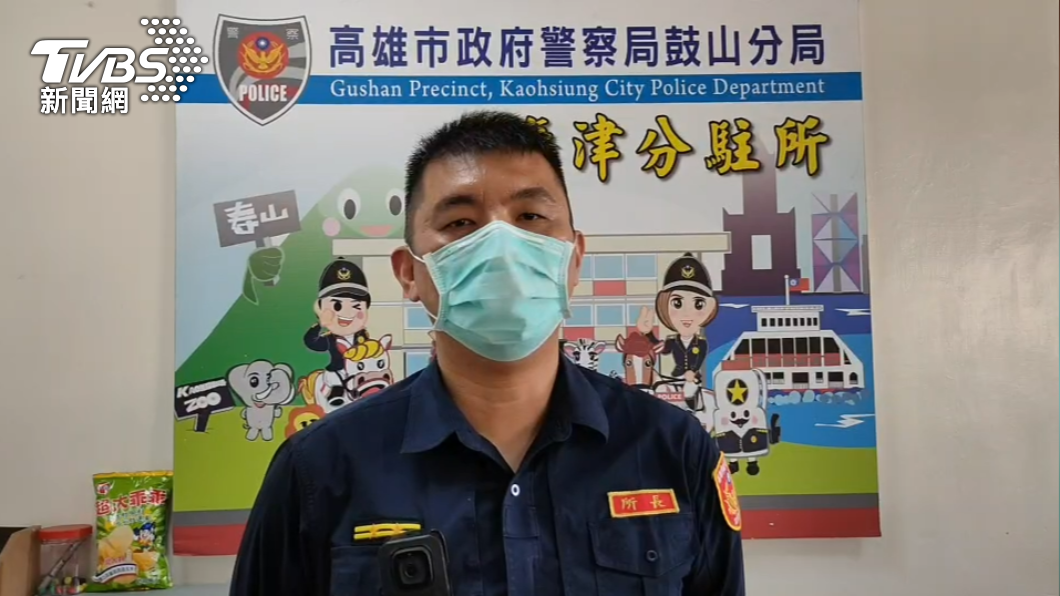 旗津所長郭誌遠說明案情。(圖/警方提供)