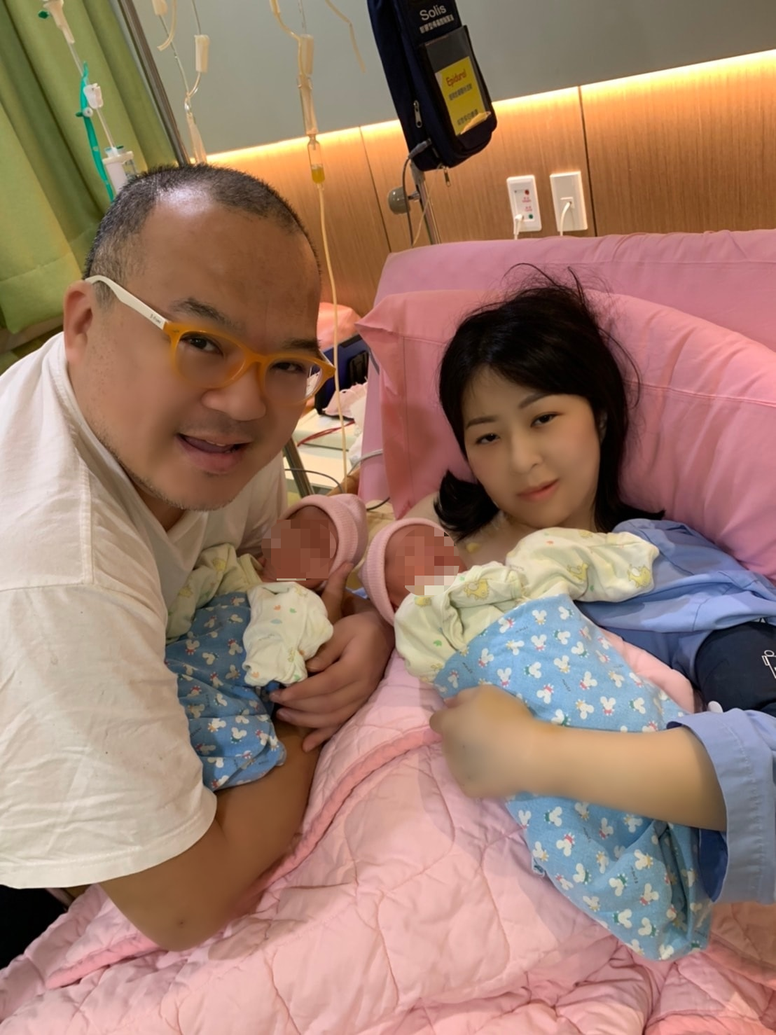 明金成上月底才剛當爸卻因心肌梗塞驟逝。(圖/翻攝自明金成臉書)