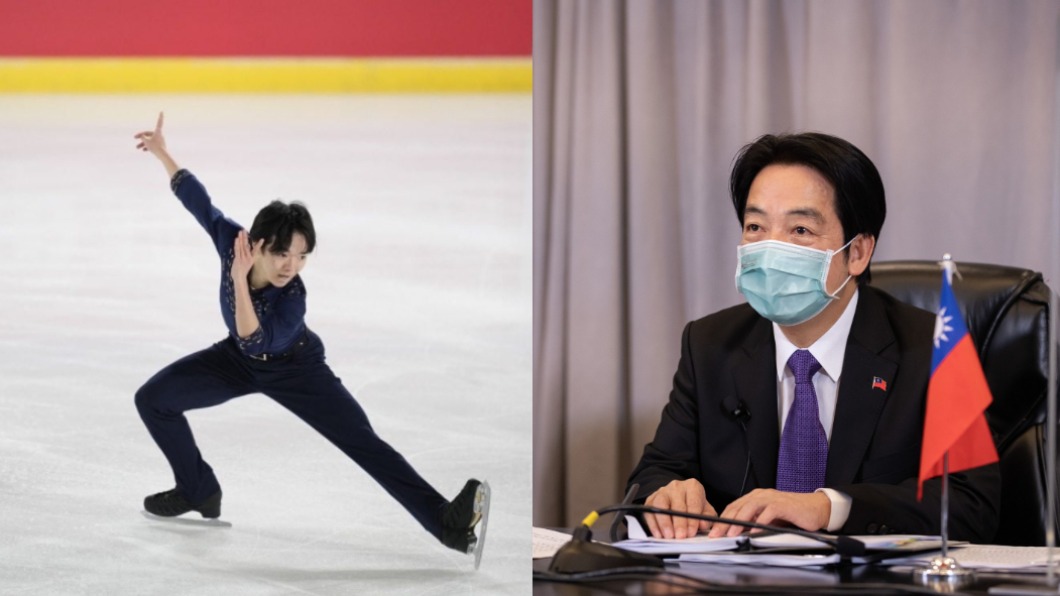 相差44歲！滑冰小將撞臉賴清德　本尊「隔離中」技癢了
