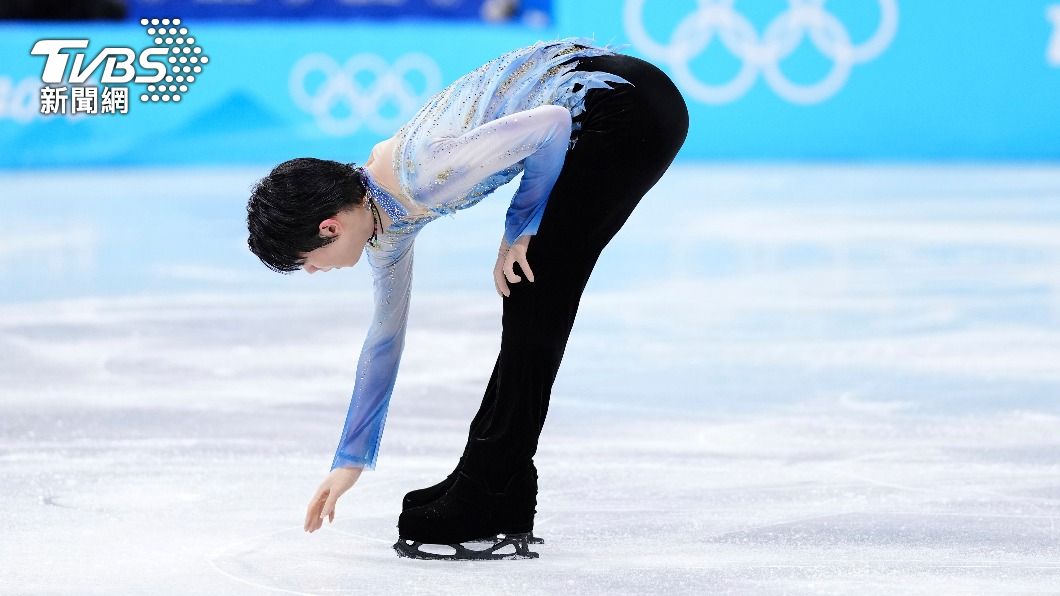 羽生結弦賽後坦言卡到洞。(圖/達志影像美聯社)