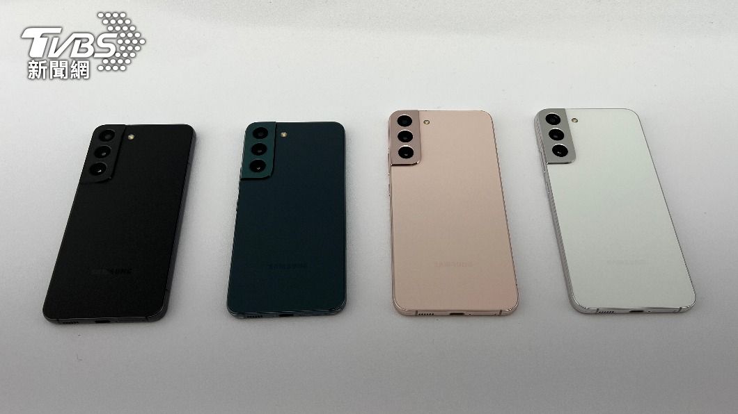 三星Galaxy S22系列。（圖／TVBS資料畫面）