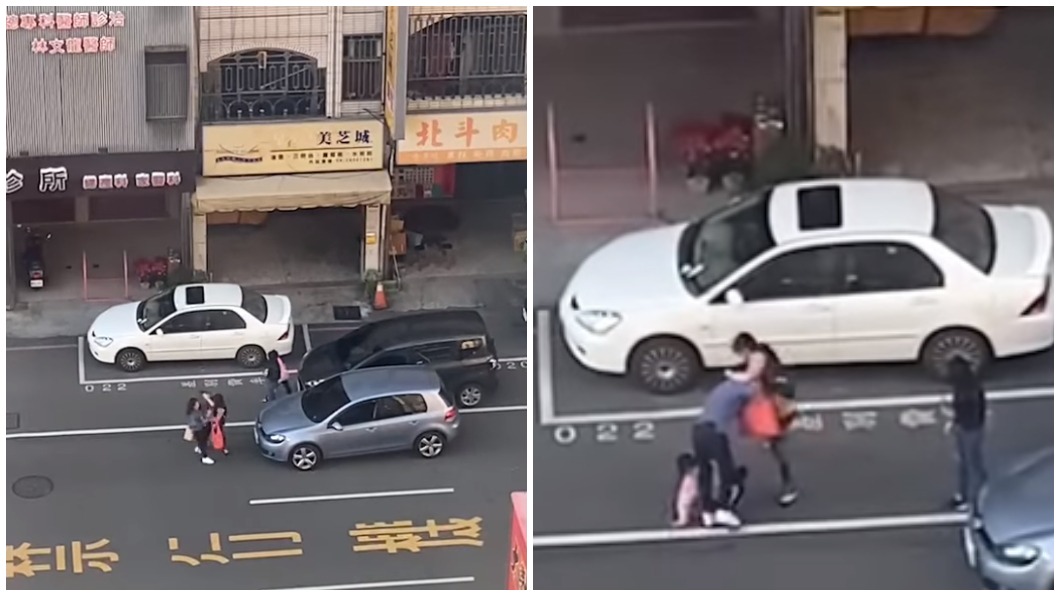 2女搶非法停車格互毆　小女孩護母神助攻害敵慘摔