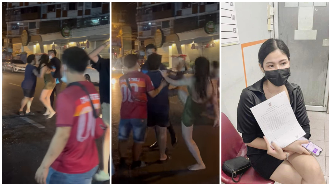 拒搭訕慘遭潑水！超兇正妹當街開踹　超狂身分曝光