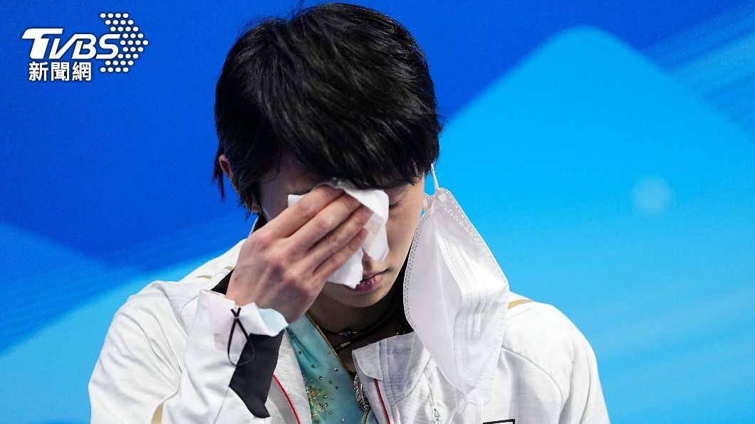 羽生結弦4周半跳落地失敗 含淚聲音顫抖訴:真的盡力了