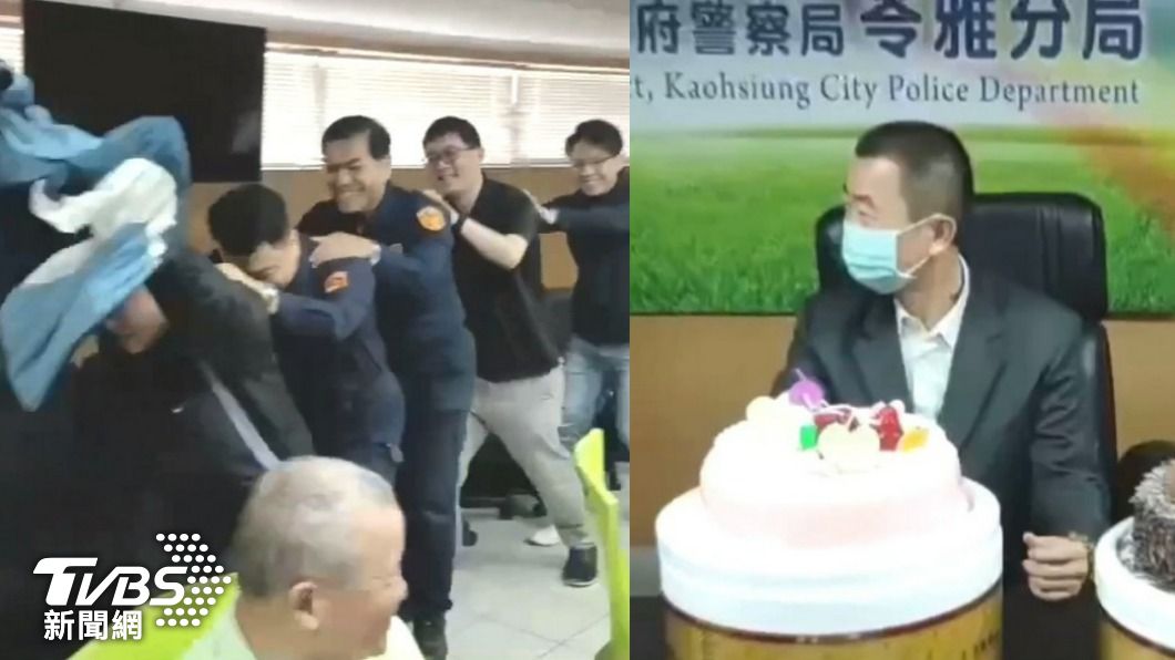 苓雅分局曾經發生派出所長舞獅爭議。(圖/TVBS資料畫面)