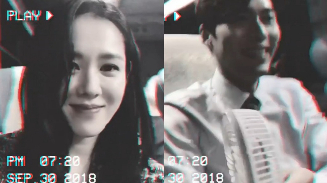 孫藝真自拍時,玄彬幫忙持電風扇。(合成圖/翻攝自yejinhand IG)