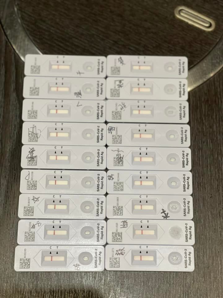 業者也緊急將員工篩檢結果PO上當地臉書社團。（圖／翻攝自我是岡山人）